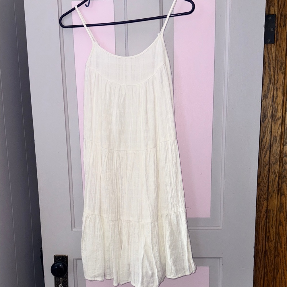 White Spaghetti Strap Dress